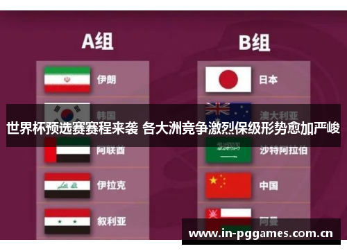 世界杯预选赛赛程来袭 各大洲竞争激烈保级形势愈加严峻